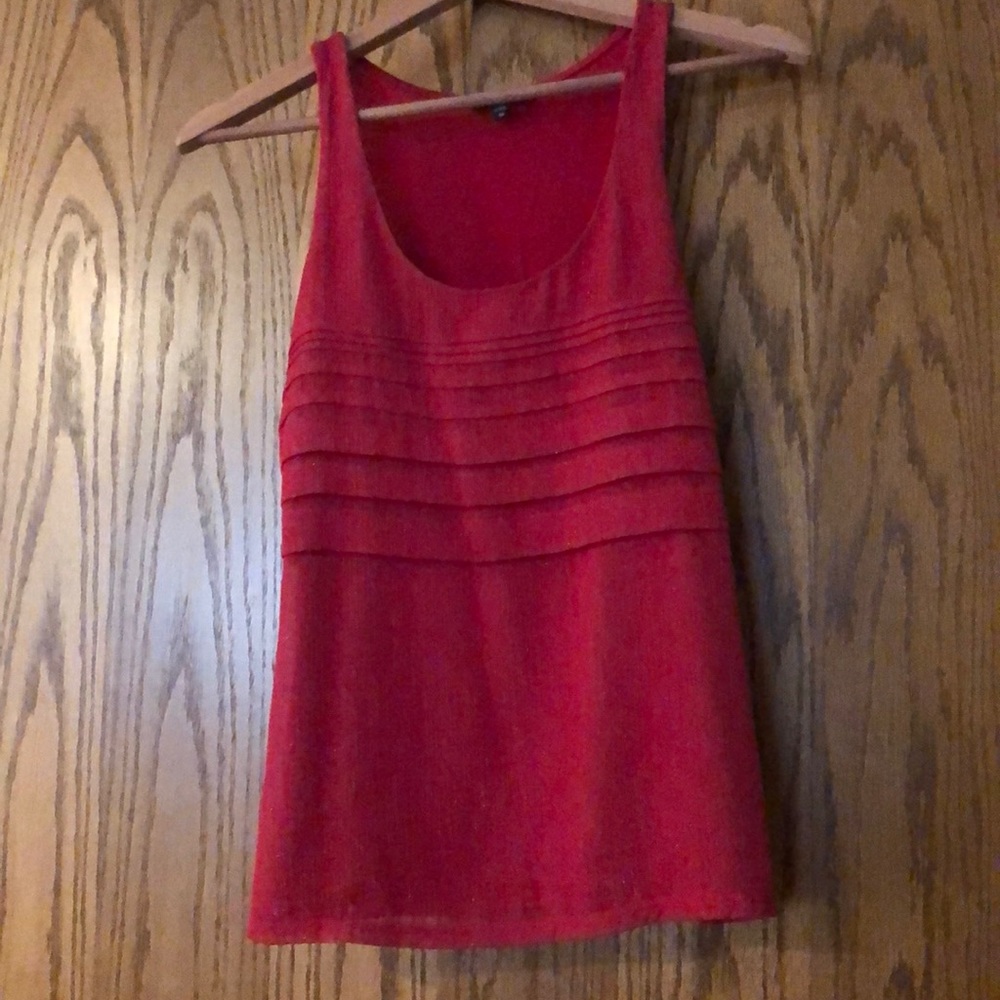 Express tank shell - shimmery pink - XS